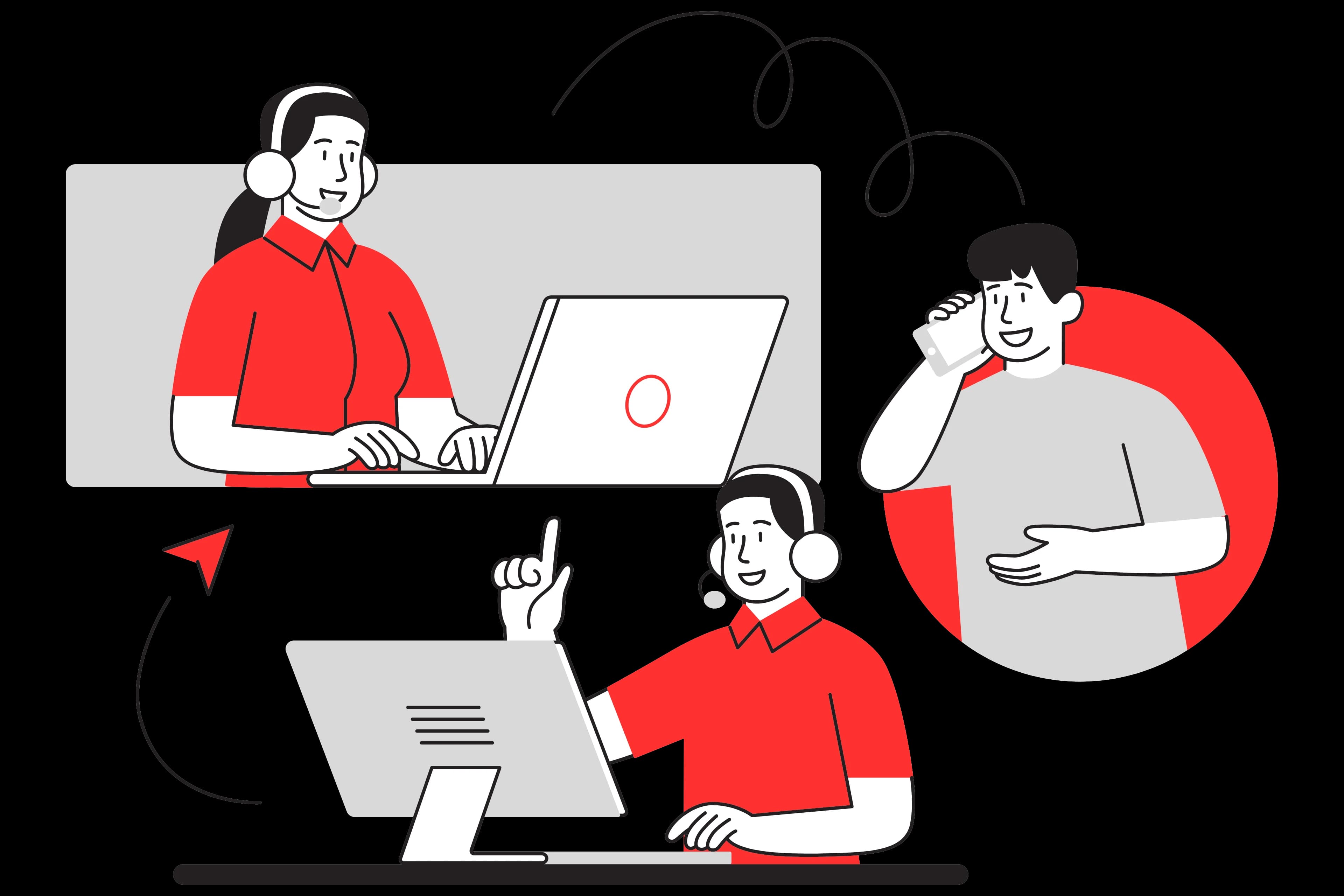 Kree team delivering digital services for businesses